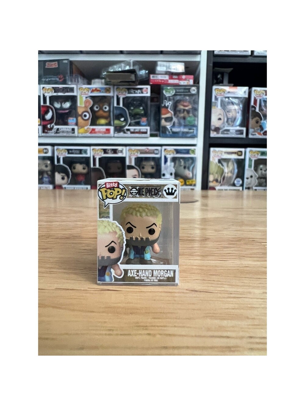 BITTY Axe-Hand Morgan One Piece 1-Inch Funko Pop Anime Manga Animation Vinyl Toy